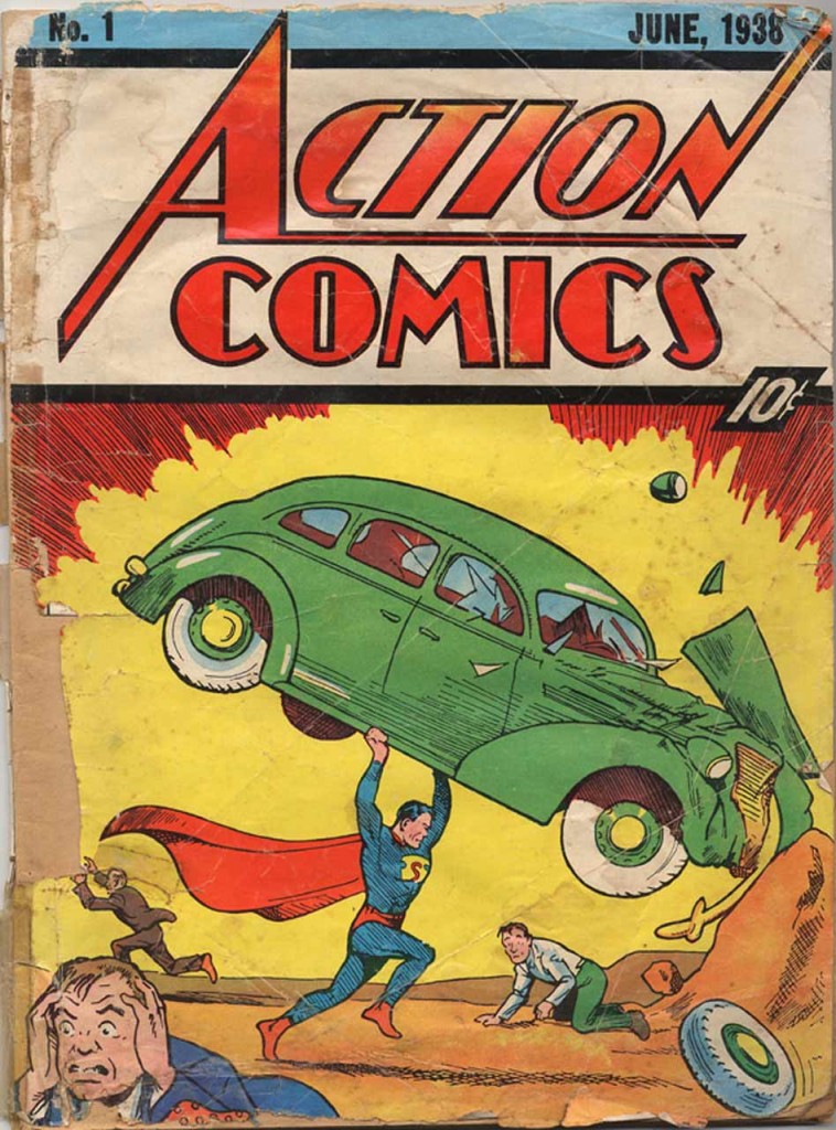 Original Superman Comic Book issued at the Godtype cycle leading to 41.66 Golden years.